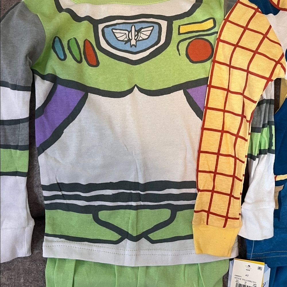 Buzz Lightyear and Woody Toy Story Pajama sets NEW 2 SETS - Picture 2 of 7